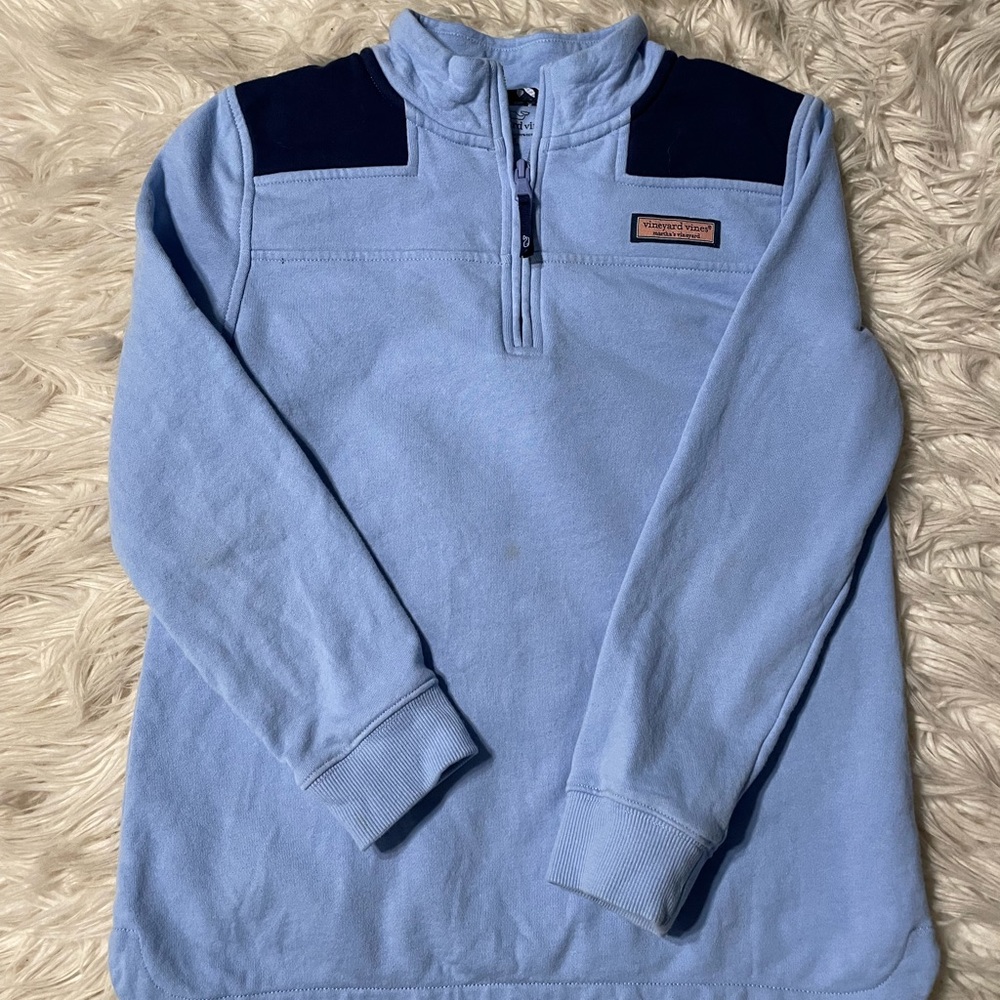 Blue vineyard vines quarter zip
